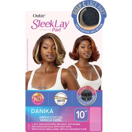 Outre Lace Front Wig - Sleeklay Part Deep C Lace Part - Danika (RED VELVET)