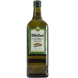 Olio Carli Extra Virgin Olive Oil 17 fl oz – Delicate Italian Extra Virgin Olive Oil 0.5 Liters – Low Acidity & High Oleic EVOO