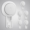 ilikable Bathroom Suction Hook 4 Packs, Detachable and Reusable Door