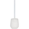 Sealskin Arte Toilet Brush and Holder, Ceramic, White, 11.8 x