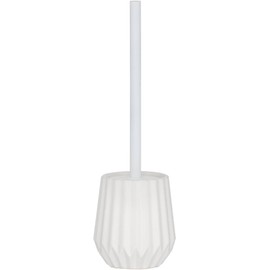 Sealskin Arte Toilet Brush and Holder, Ceramic, White, 11.8 x 26 x 11.8 cm