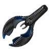 Yum Lures YCCK2143 Craw Chunk Fishing Bait, Black Blue Shadow,