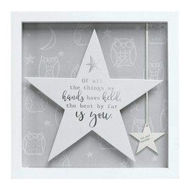 Said with Sentiment Star Frame Wall Art
