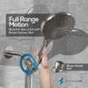 SparkPod 6-Inch High Pressure Handheld Shower Head with Hose -
