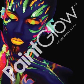 PaintGlow, Neon UV Paint Stick, Violet, 3.5g