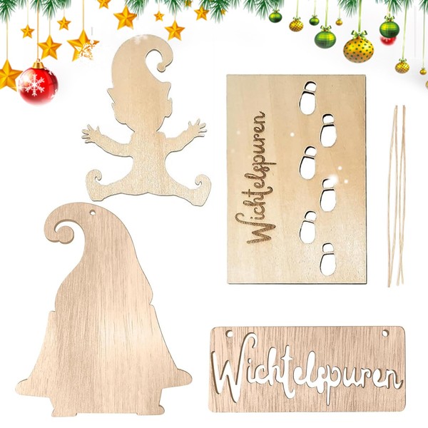 4 Pieces Gnome Shape, Gnome Footprint Mold, Gnome Footprint Shape,