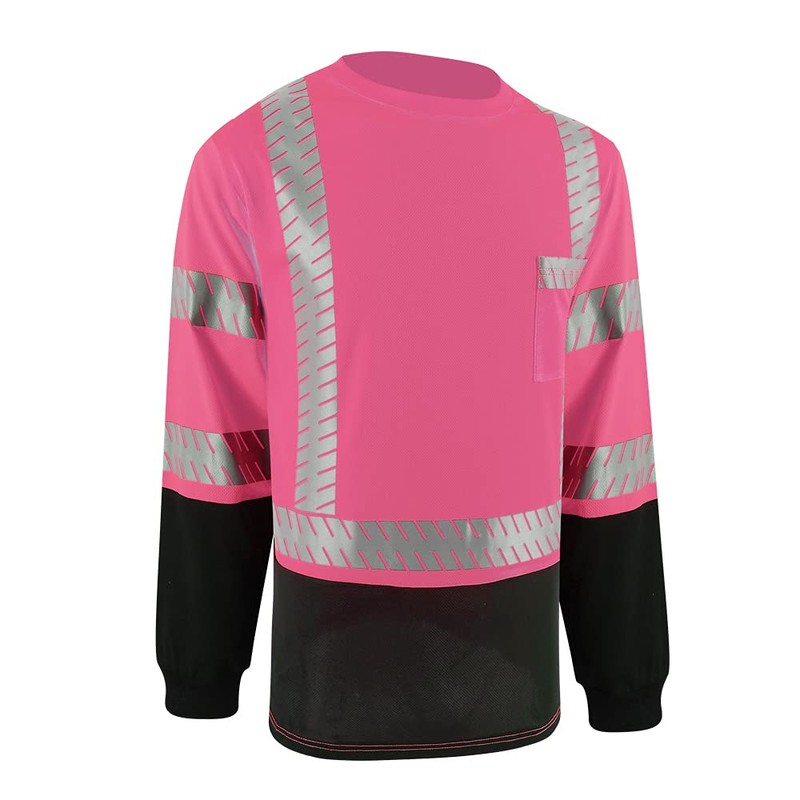 LOVPOSNTY Safety Shirts ANSI Class 3 Hi Vis Shirts with