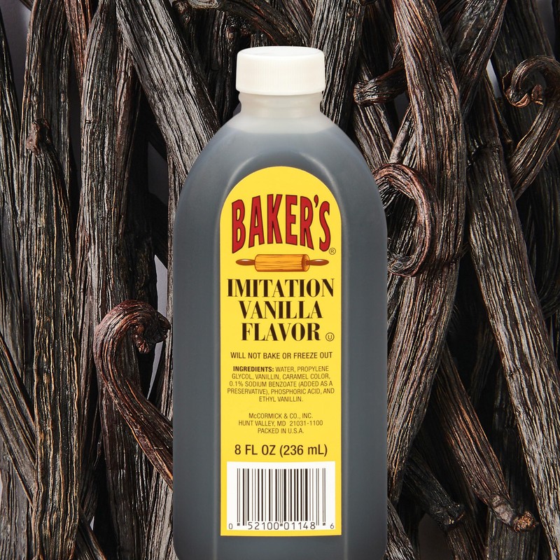 Baker's Imitation Vanilla Flavor, 8 fl oz (Pack of 24)