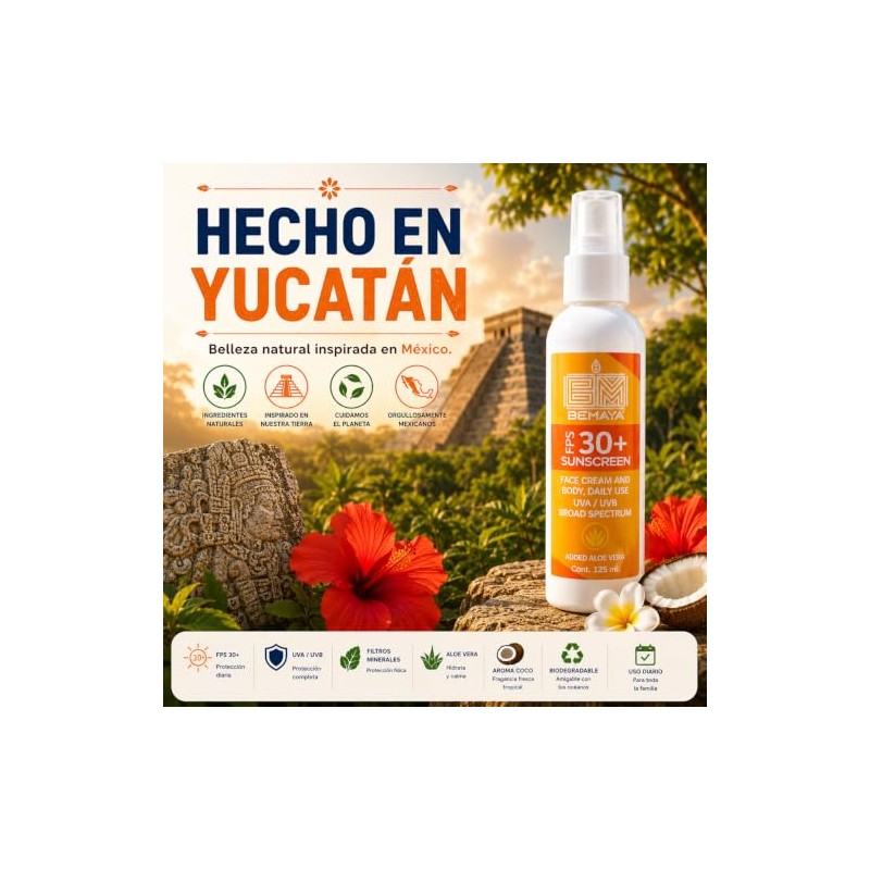 Bloqueador Solar Mineral Coco FPS 30+ | Protector Solar Corporal