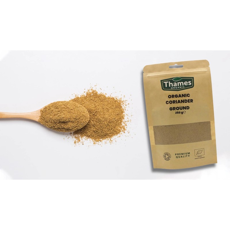 Organic Coriander Ground-Certified Organic, Non-GMO, Vegan, No Additives, No Preservatives,