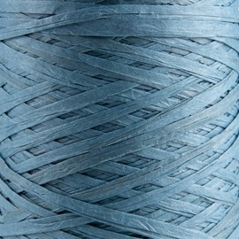 Sensy Premium 438 Yards Raffia Paper, Paper Ribbon (Blue)