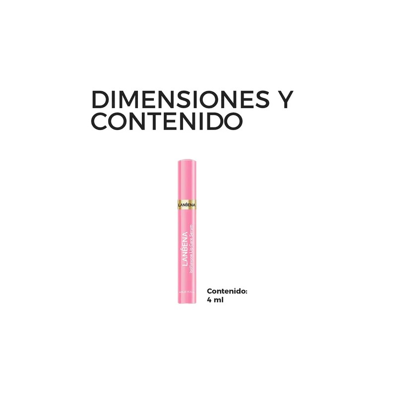 Serum Labial Lanbena Hidratante y Voluminizador con Isoflavonas 4mL