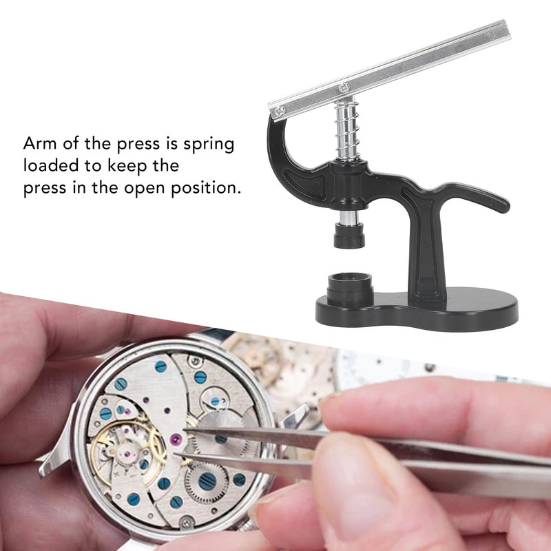Watch Case Press Spring Arm Non Slip Handle Watch Back