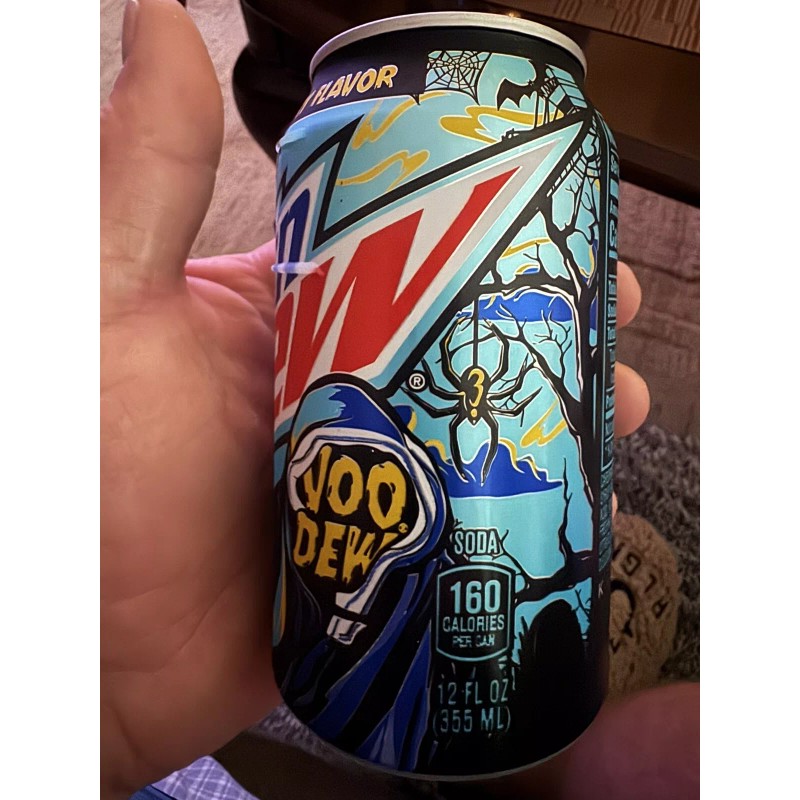Mountain Dew 2021 Voo Doo Soda FULLY SEALED can Mystery