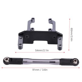 Scx10 Ii Servo Mount Scx10 Ii Upgrades Servo Stand Mount with Steering Link Rod Fit for Axial Scx10 Ii 90046 1 10 Rc Car