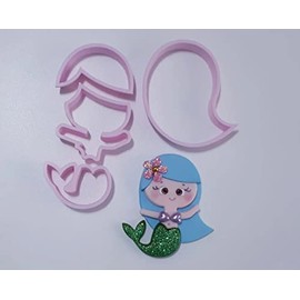 Mermaid Craft Plastic Cutters - F.R. (Medium)