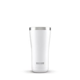 Zoku Vacuum Insulated Stainless Steel Tumbler, 600ml, White