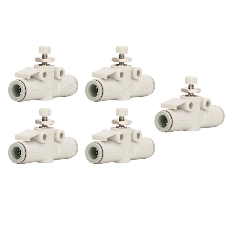 5Pcs Air Flow Control Valve PVC Fast Change Pneumatic Hose
