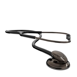 Classic Stethoscope for Nurses Doctor Single Head for Nurses, EMT Student, Kids, for Medical and Home Use, Stainless Steel Chestpiece,Soft Eartips (Titanium black)