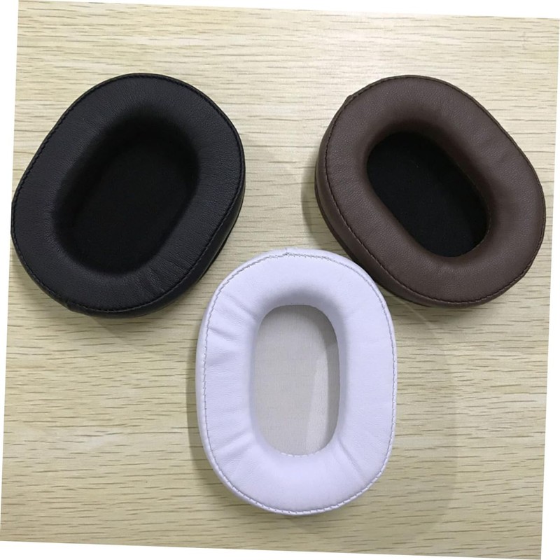 OSALADI 3 Pairs Headphone Accessories Ear Pads Cushion Leather Ear