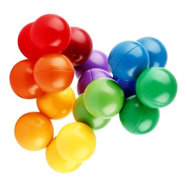 Rumyve Quiet Fidget Toys,Sensory Fidget Toys for Kids Toddler,ADHD Therapy Cool Desk Toy Fidget Variable Ball,Early Development Sensory Toys(Rainbow)