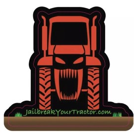 Kubota *2X OEM Decal BX 25D BOOM ARM Stickers Genuine Kubota Tractor + Applicator FEL*