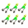 6-Piece Fishing Bite Alarm Bells with Luminous Night Light –
