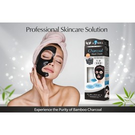 Premium Bamboo Charcoal Detoxifying Face Mask for Oily/Combination Skin - Single Pack