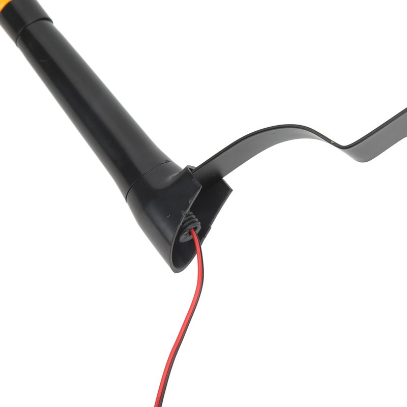 2 Pcs Whip Lights 340mm Long Amber Lighted Antenna Flagpole