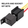 Weasch 12V JD1912 80A Heavy Duty Relay with Harness, 4-Pin