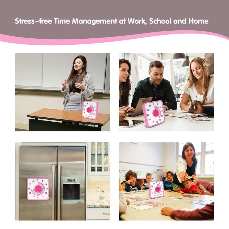 TWENTY5 SEVEN Countdown Timer 7.5 inch, 60 Minute 1 Hour