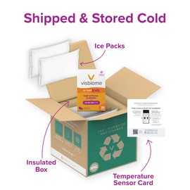 Visbiome® GI Care Kids - High Potency Probiotic for IBS & UC Symptoms - Wild Berry Flavor, No Dyes- 225 Billion CFU Live Probiotics for Children, Cold Chain Shipping, 30 Packets