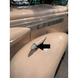 CARS LLC 1937-1938 Buick Park & Turn Signal Lens. Fender Lamp Lens Glass. OEM 921435