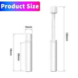MHDUYEG Graphics Card Holder Gpu Holder Graphics Card Holder Vertical Height Adjustable Graphics Card Holder with Lightweight and Durable White 74 mm - 120 m