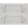 Clear Rocker Switch Plate Cover Guard 2 Pack - Keeps