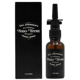 NASO-THYME Doc Anderson's Botanical Nasal Spray – Natural Congestion Relief with Aloe & Thyme for Clearer Breathing, Combat Irritants, and Moisturizes, Made in USA (1 Pack)