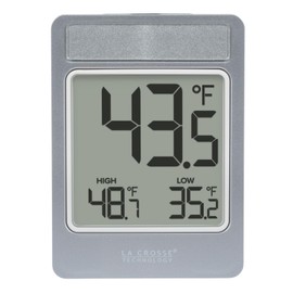 La Crosse Technology 314-519 Digital Window Battery Operated Thermometer with...