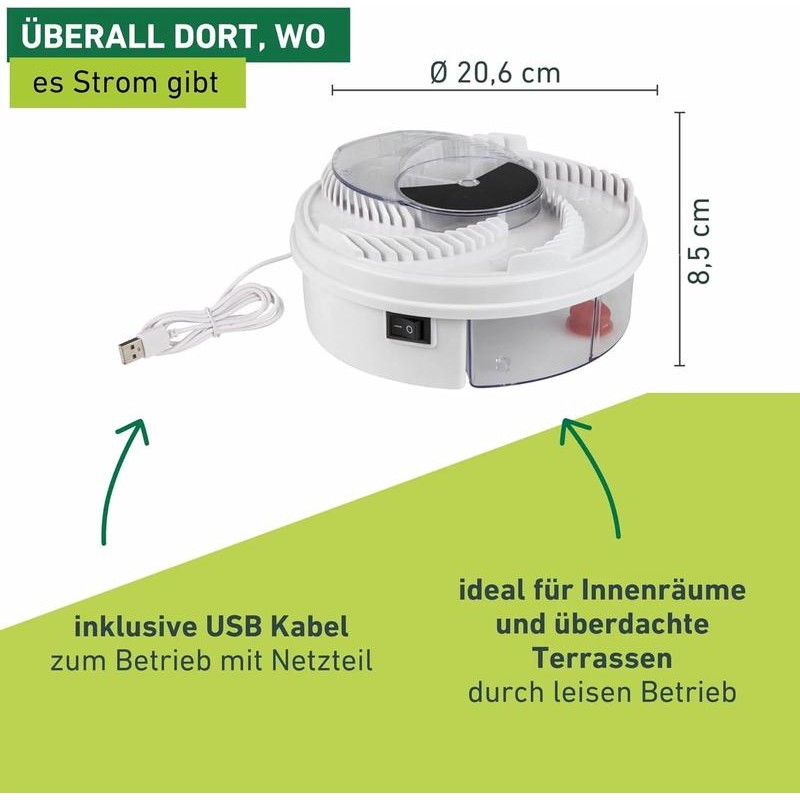 1x White Fly Trap Device