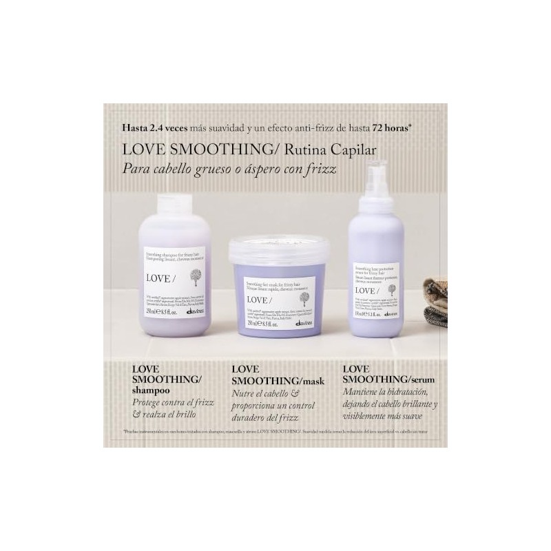 Davines LOVE Smoothing Serum | Sérum Anti-frizz para cabello grueso