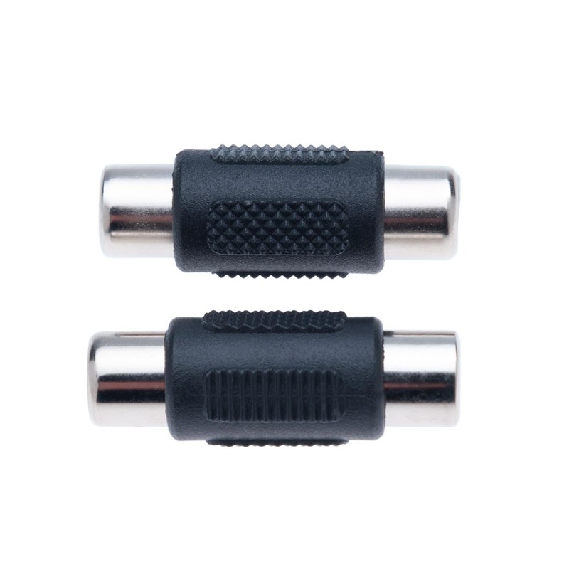 RCA Female to RCA Female Coupler, Pack of 2 -