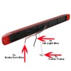 LONG HAUL 16" Clear Red LED | Slim Low Profile