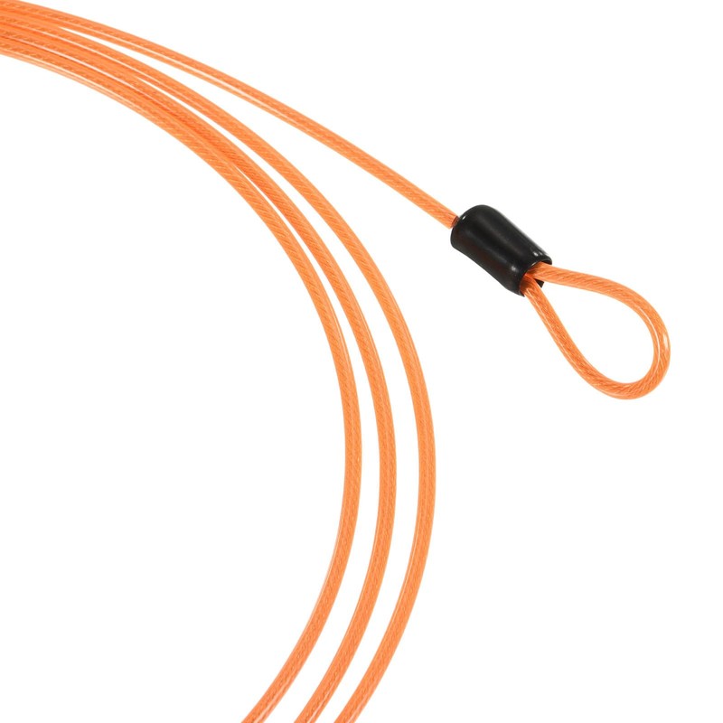 M METERXITY 2PCS Safety Cable Plastic Coated Steel Locking Rope