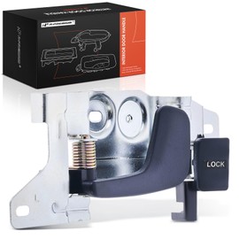 A-Premium Front Left Driver Side Interior Door Handle Compatible with Honda Civic 1992 1993 1994 1995 Hatchback, Blue, Replace# 72160SR0A02ZBL