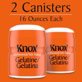 Knox Unflavored Gelatin, 2 Ct Pack, 16 Oz Canisters