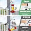 Biubee Deck Bird Feeder Hanger for Railing- 2Pack Heavy Duty