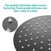 AULEEND 8 Inch Round Rain Shower head, High Flow Stainless