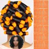 Clioone 클리오네 60pcs 천연 헤어 플라스틱 콜드 웨이브 로드 논슬립