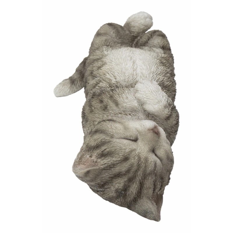 Hi-Line Gift Sleeping Cat Gray/Orange-Ga - Gray