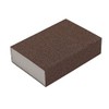 sourcing map 100mmx70mmx25mm 320 Grit Polishing Sanding Sponge Block Grinding