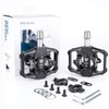 Mountain Bike Click Pedal Set, Dual Side Clip MTB Pedals,